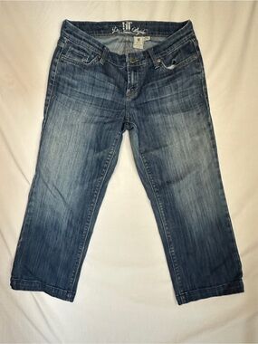 Y2K !it jeans Women's Cropped Faded Blue Denim